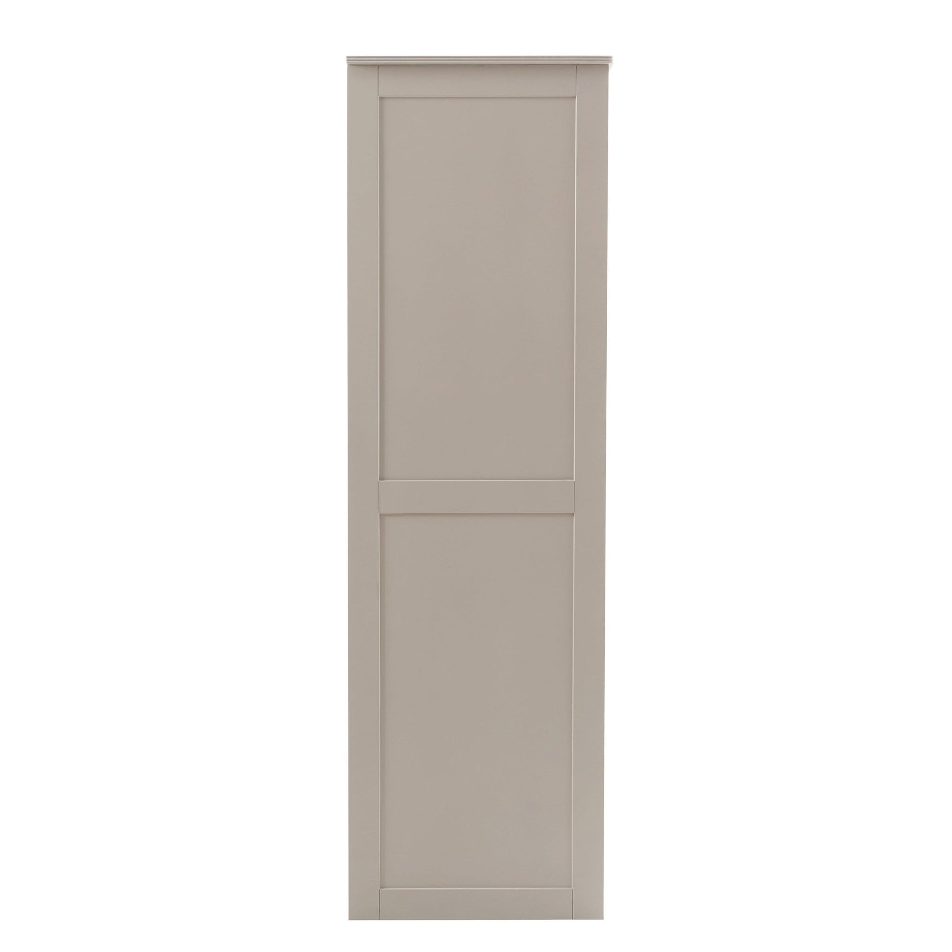 Ruby 4 Door Wardrobe with Drawers - Taupe - DUSK