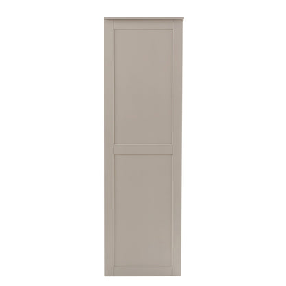 Ruby 4 Door Wardrobe with Drawers - Taupe - DUSK