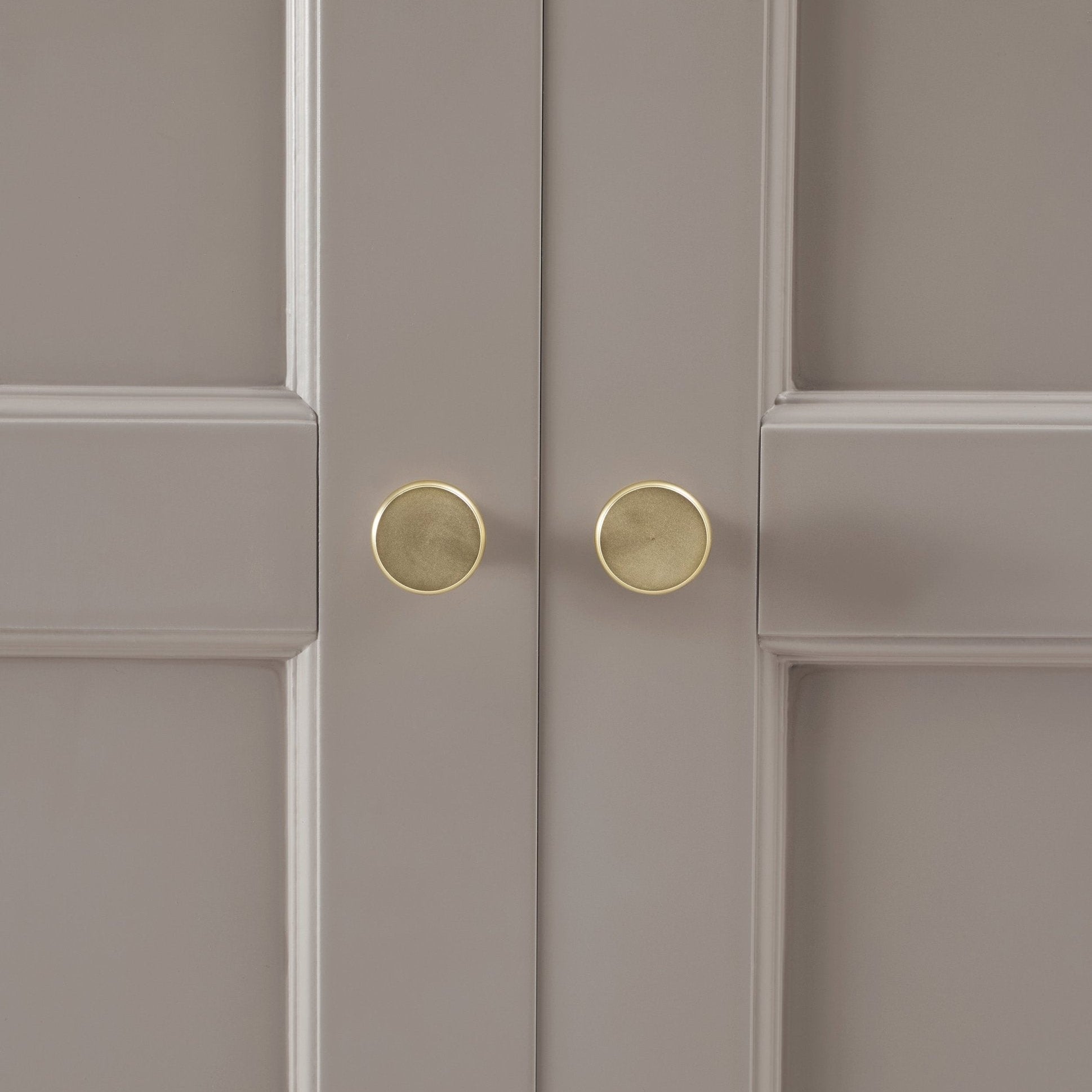 Ruby 4 Door Wardrobe with Drawers - Taupe - DUSK