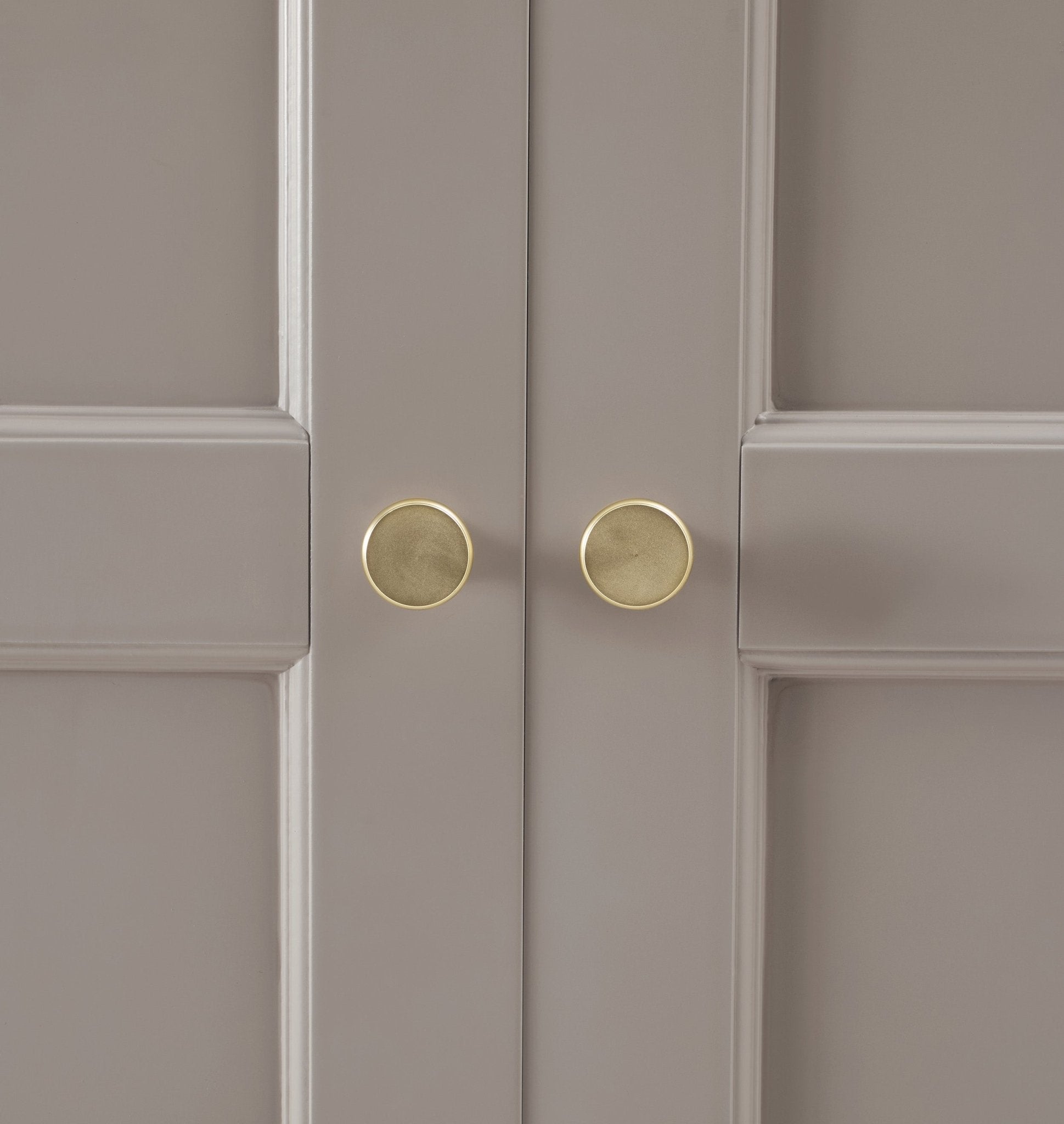 Ruby 4 Door Wardrobe with Drawers - Taupe - DUSK