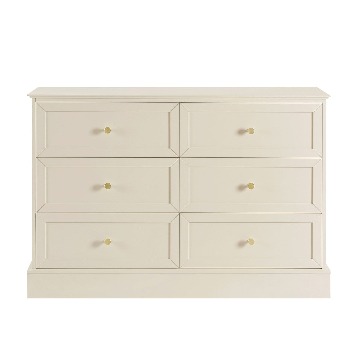 Ruby 6 Drawer Chest - Cream - DUSK