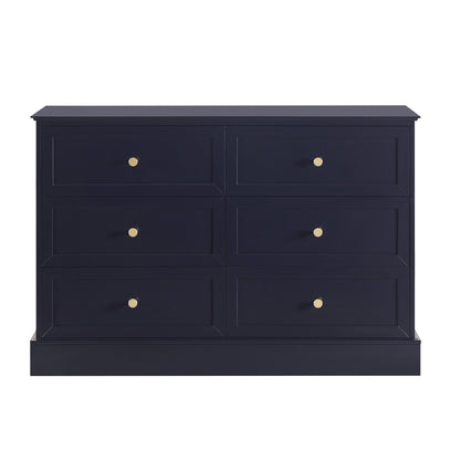 Ruby 6 Drawer Chest - Midnight - DUSK