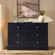 Ruby 6 Drawer Chest - Midnight - DUSK