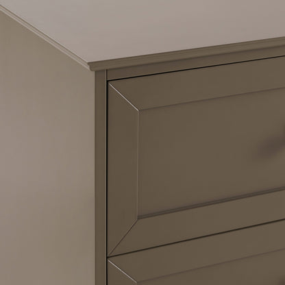 Ruby 6 Drawer Chest - Mushroom Brown - DUSK