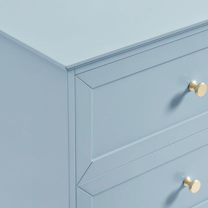 Ruby 6 Drawer Chest - Sky Blue - DUSK