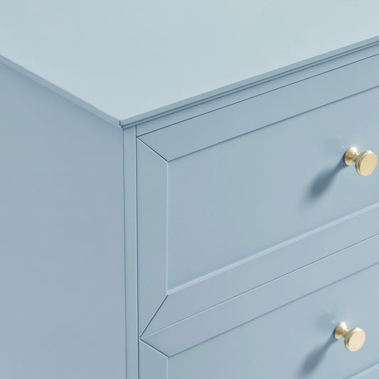Ruby 6 Drawer Chest - Sky Blue - DUSK
