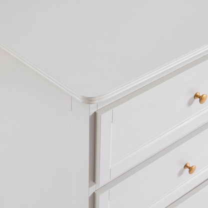 Ruby 6 Drawer Chest - Stone Grey - DUSK