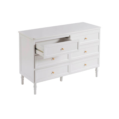 Ruby 6 Drawer Chest - Stone Grey - DUSK