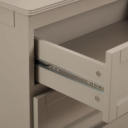 Ruby 6 Drawer Chest - Taupe - DUSK