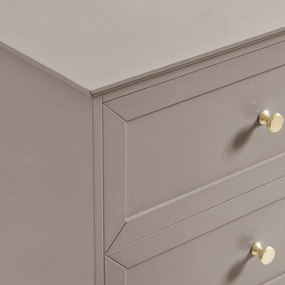 Ruby 6 Drawer Chest - Taupe - DUSK