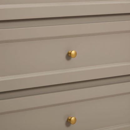 Ruby 6 Drawer Chest - Taupe - DUSK