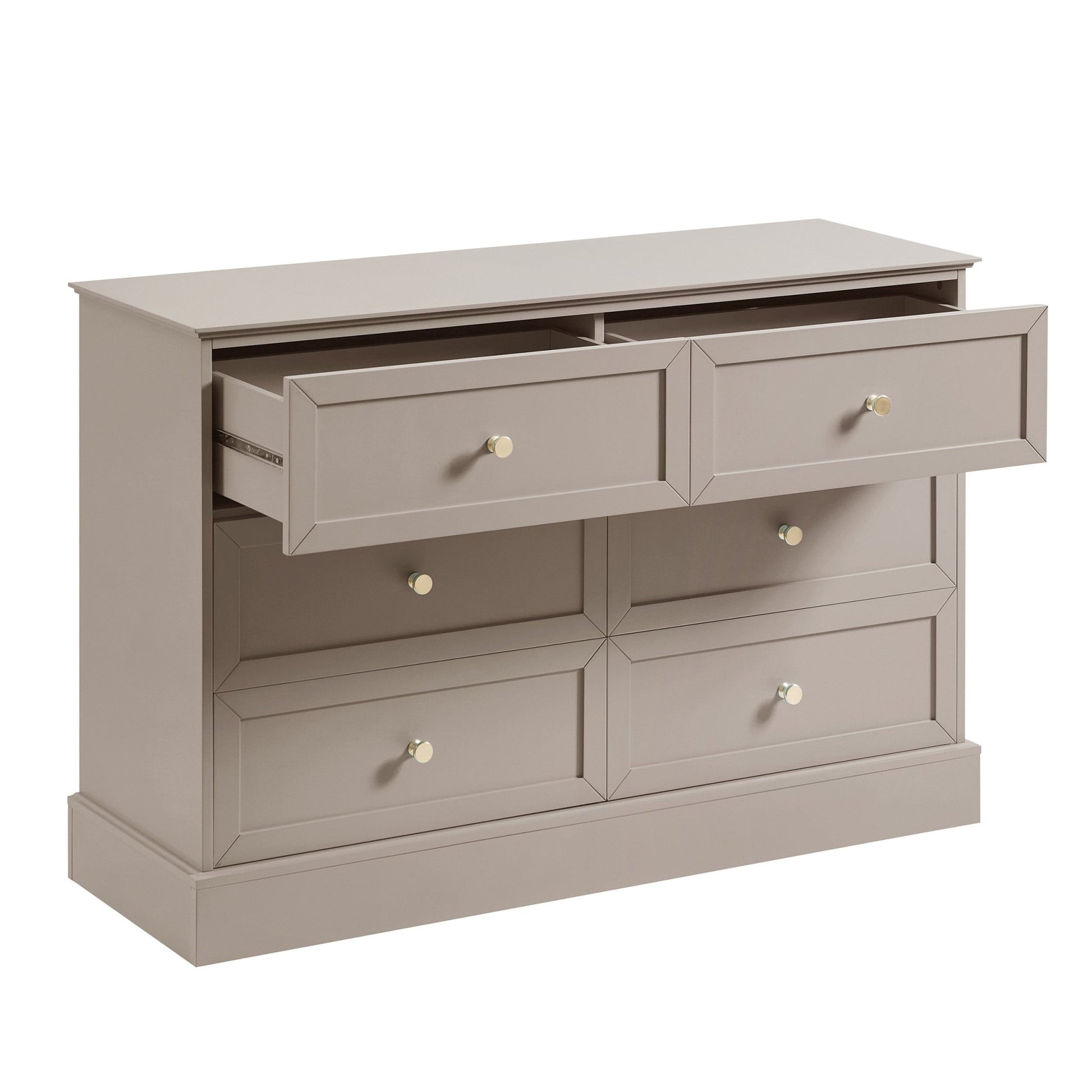 Ruby 6 Drawer Chest - Taupe - DUSK