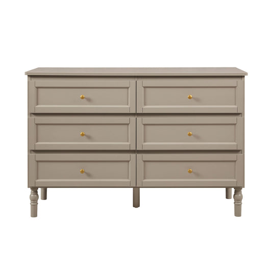 Ruby 6 Drawer Chest - Taupe - DUSK