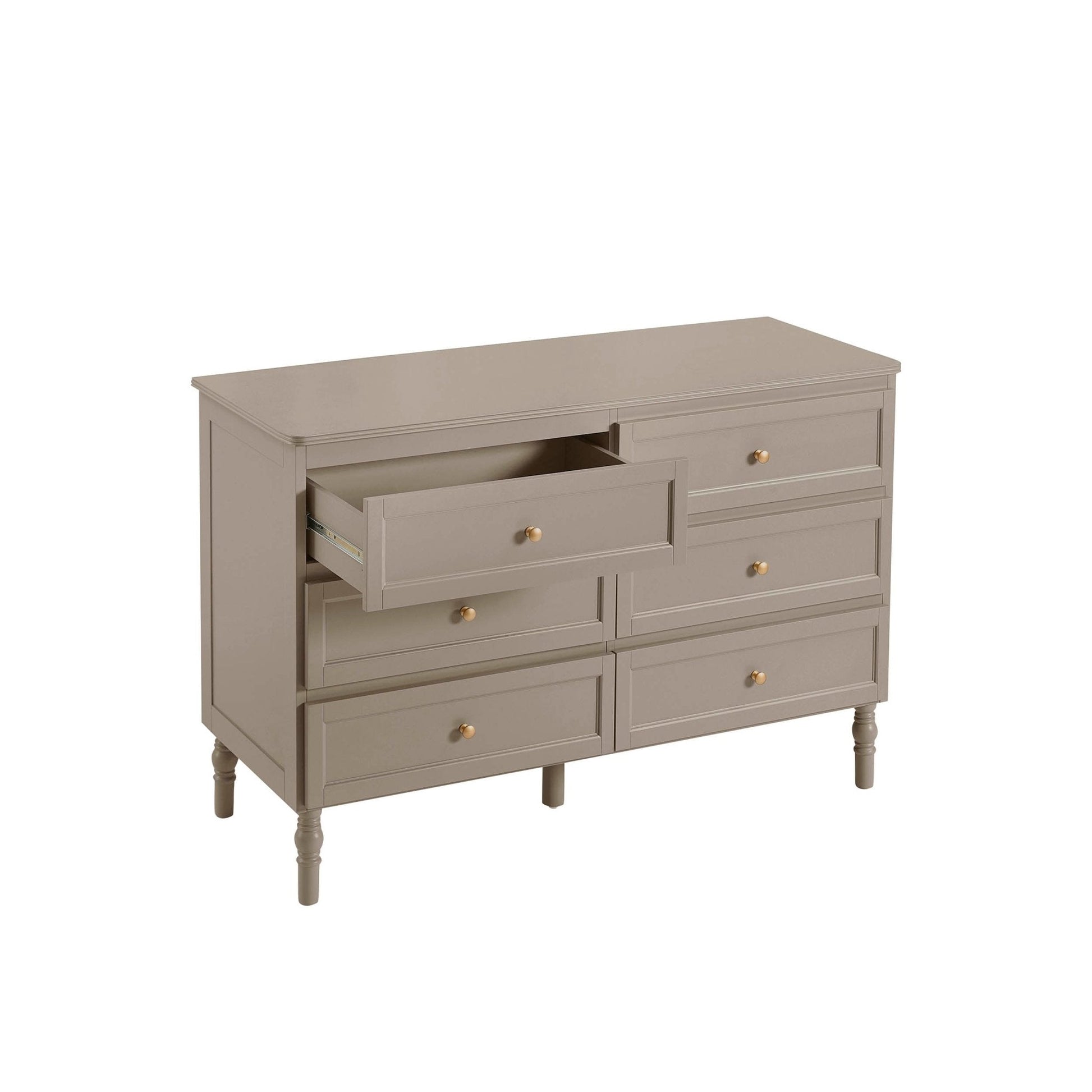 Ruby 6 Drawer Chest - Taupe - DUSK