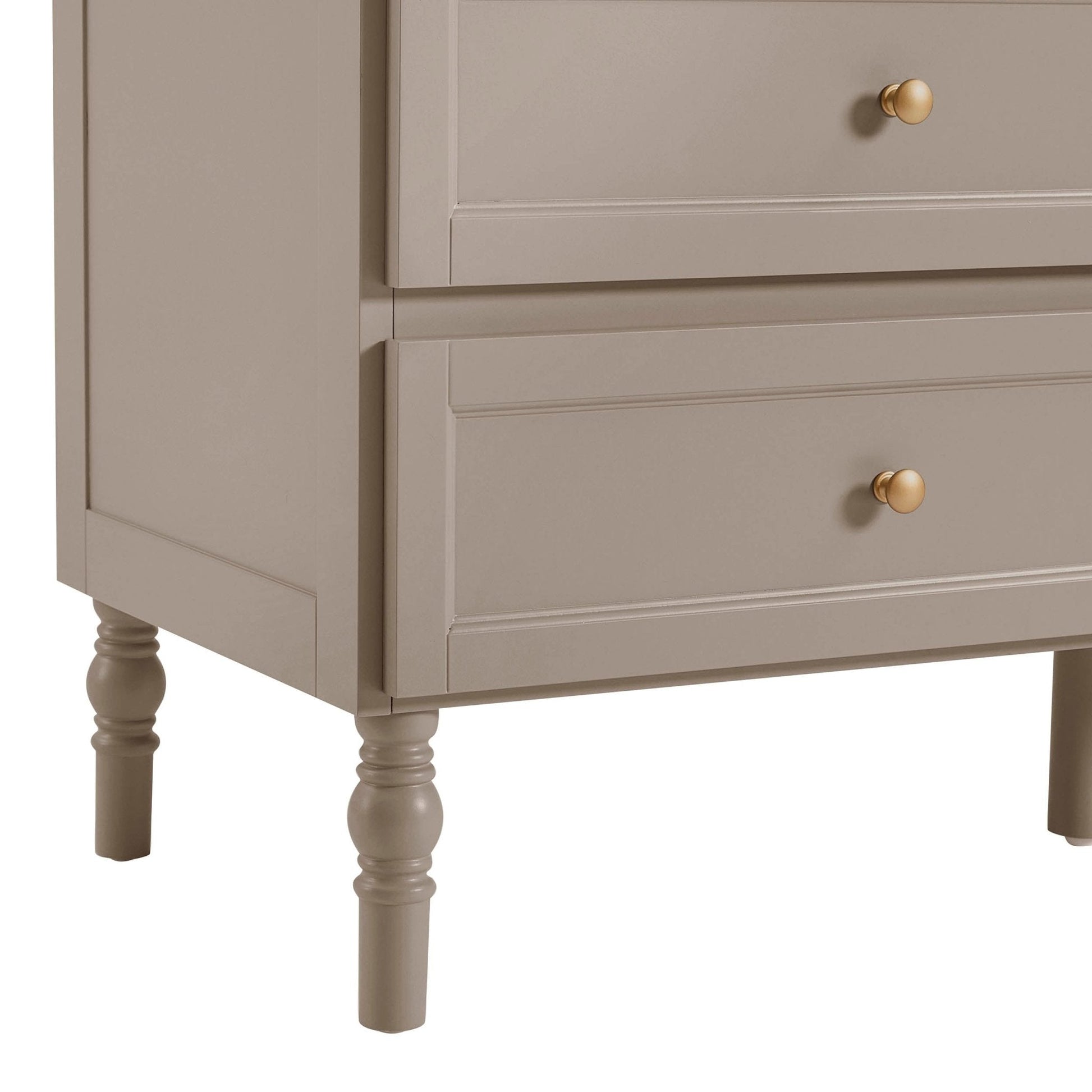 Ruby 6 Drawer Chest - Taupe - DUSK