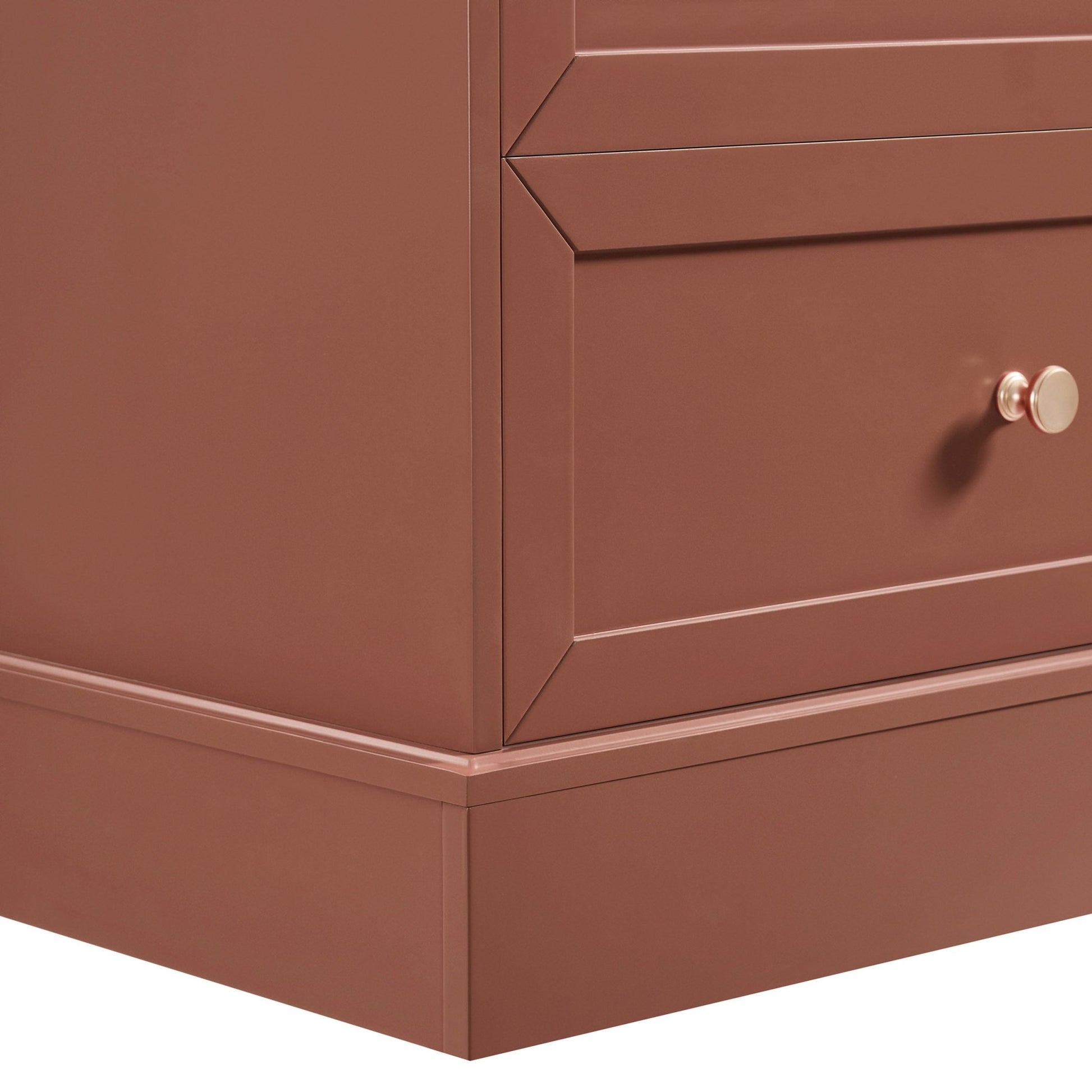 Ruby 6 Drawer Chest - Terracotta - DUSK