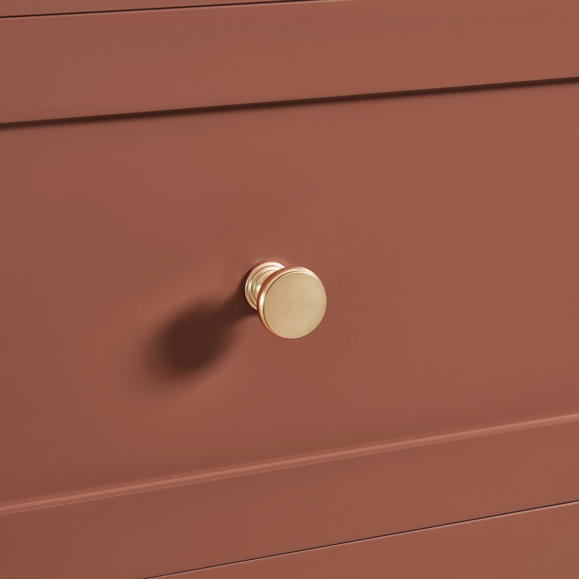 Ruby 6 Drawer Chest - Terracotta - DUSK