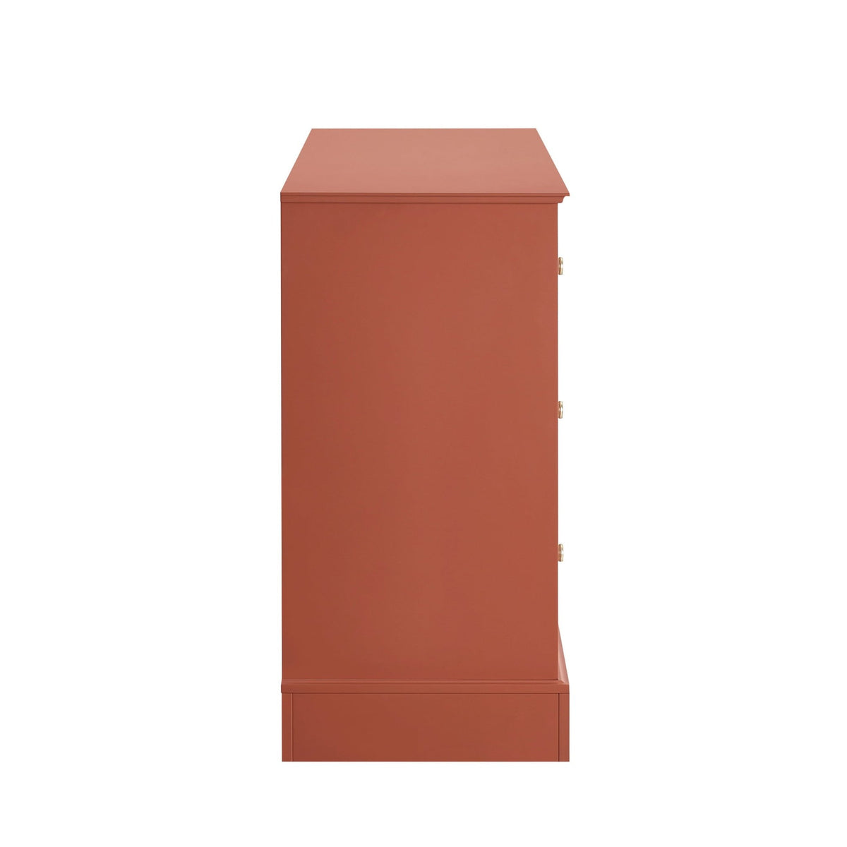 Ruby 6 Drawer Chest - Terracotta - DUSK