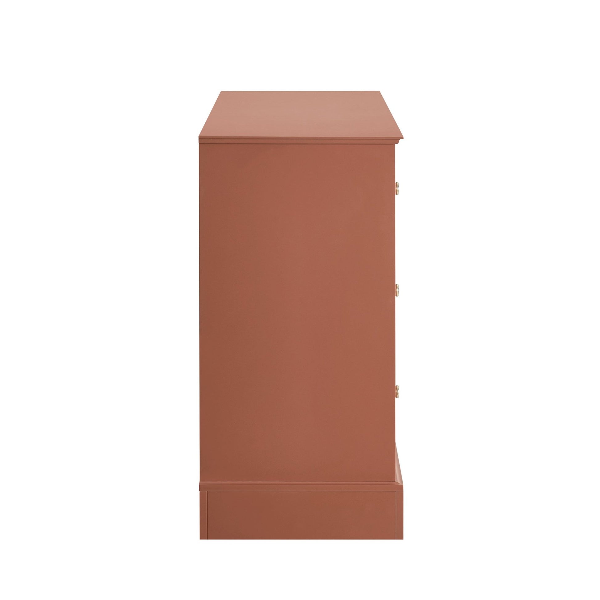 Ruby 6 Drawer Chest - Terracotta - DUSK
