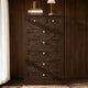 Ruby 7 Drawer Tall Chest - Dark Burl Effect - DUSK
