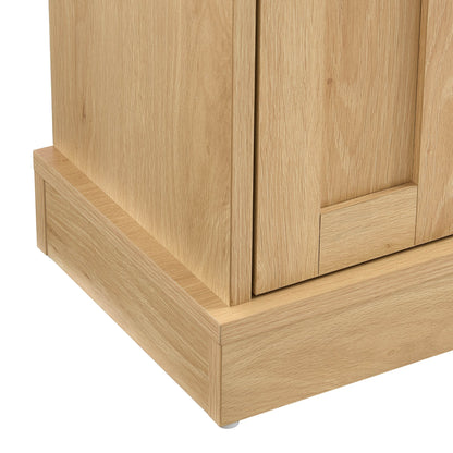 Ruby Bathroom Storage Cabinet - Light Wood - DUSK