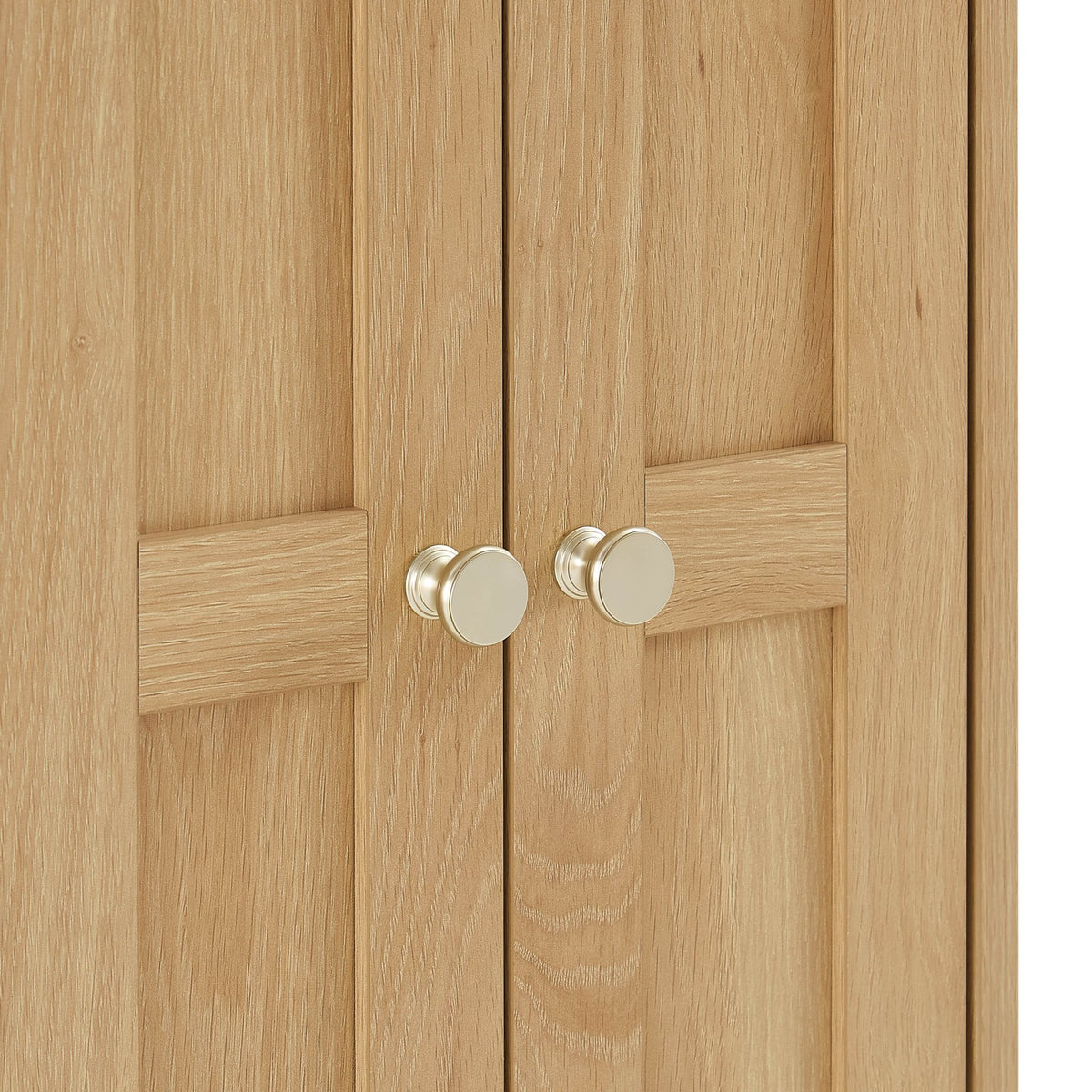 Ruby Bathroom Storage Cabinet - Light Wood - DUSK