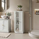 Ruby Bathroom Storage Cabinet - White - DUSK