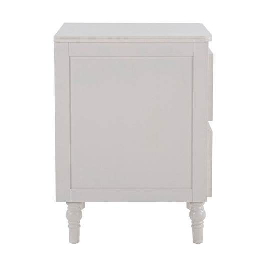 Ruby Bedside Table - Stone Grey - DUSK