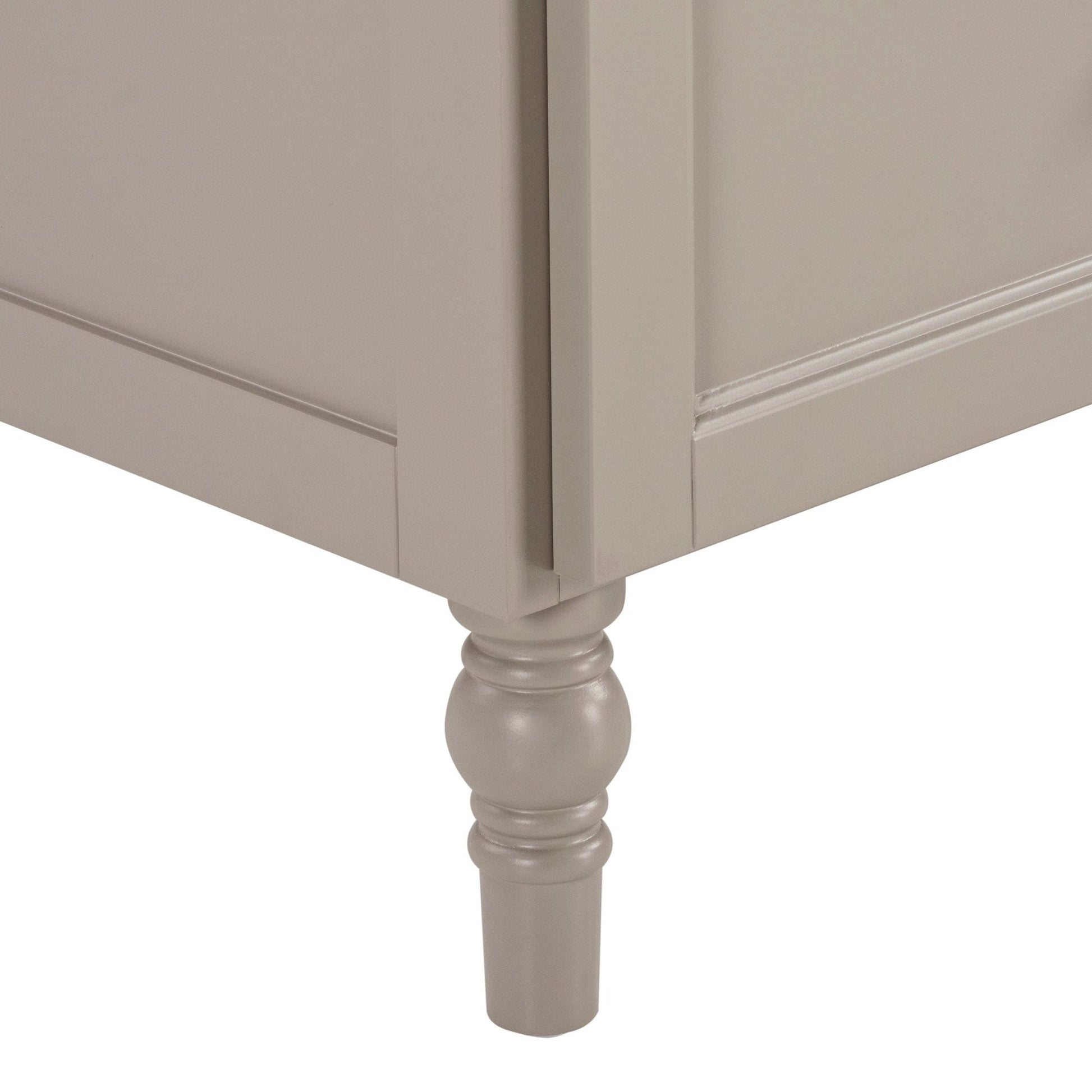 Ruby Bedside Table - Taupe - DUSK