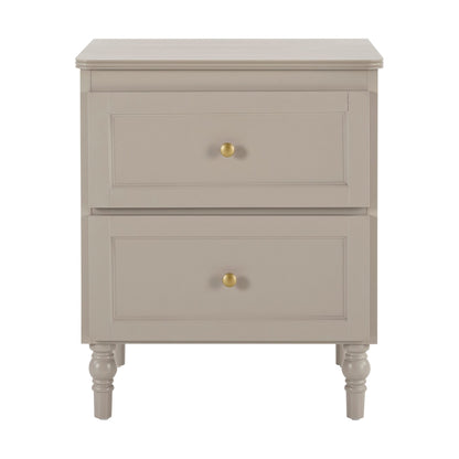 Ruby Bedside Table - Taupe - DUSK