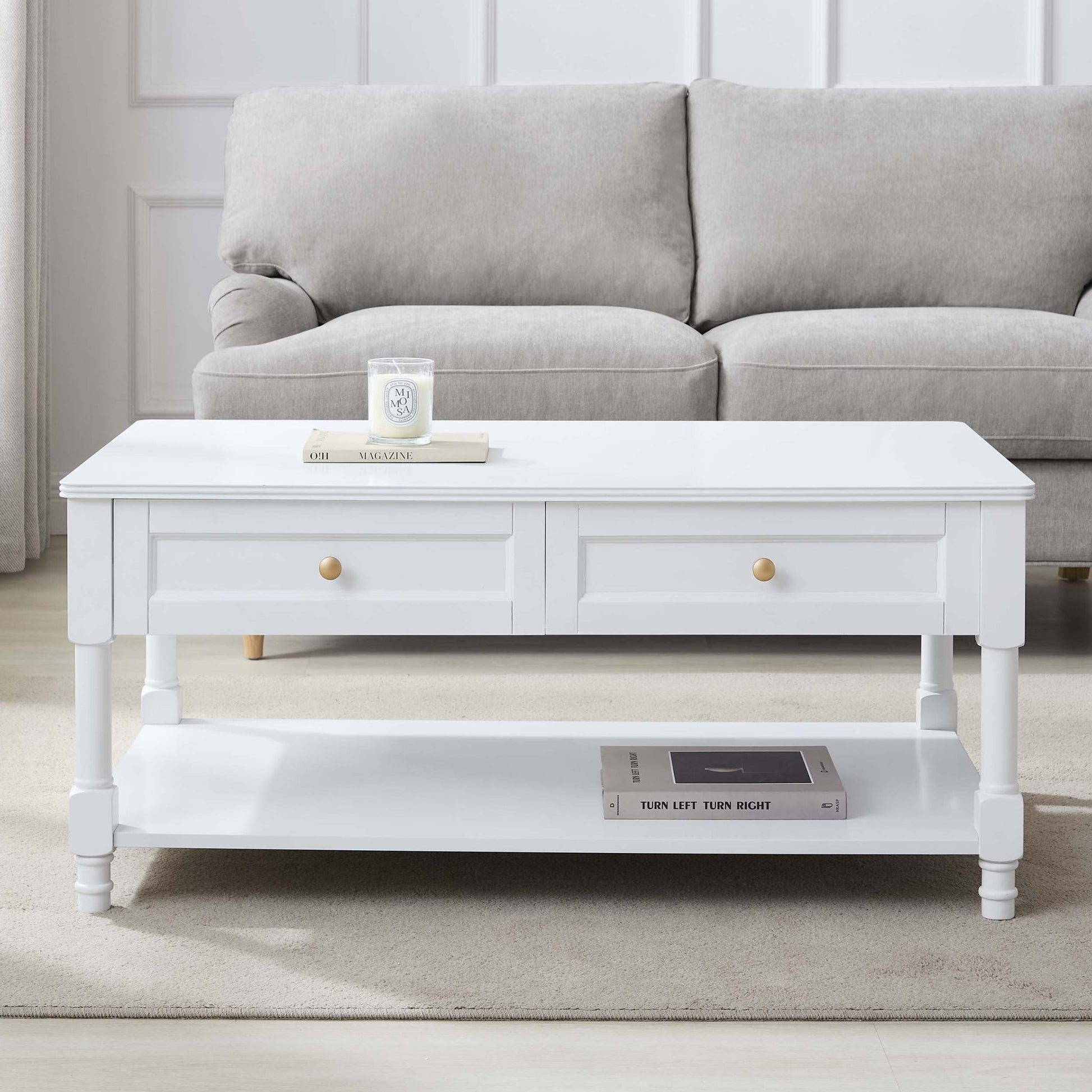Ruby Coffee Table - Warm White - DUSK