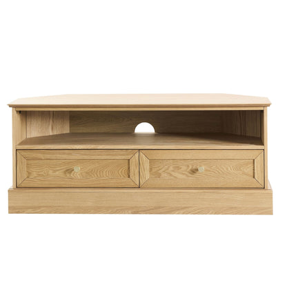 Ruby Corner TV Unit for TVs up to 55"- Light Wood - DUSK
