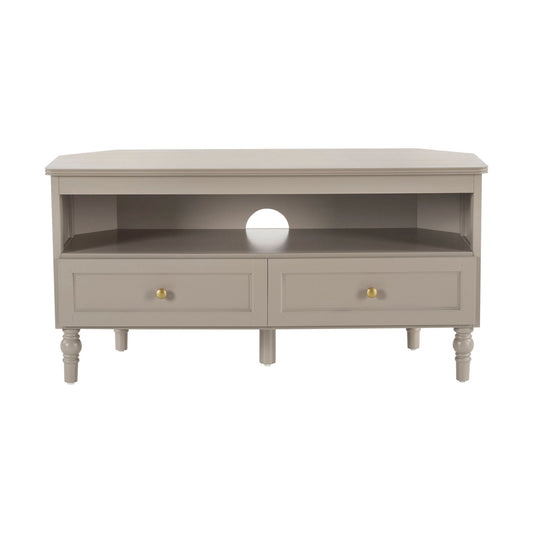 Ruby Corner TV Unit - Taupe - DUSK