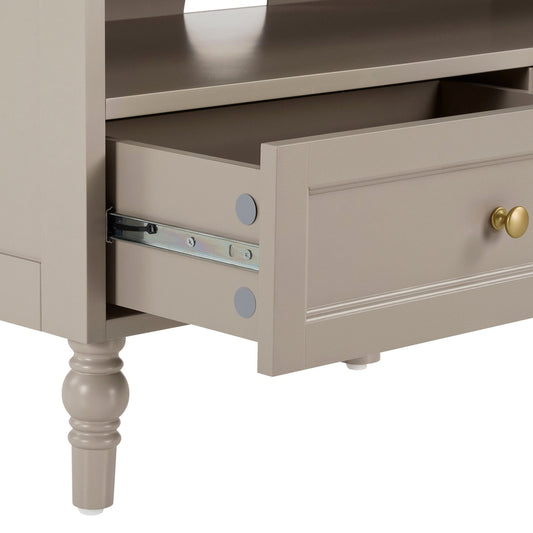 Ruby Corner TV Unit - Taupe - DUSK