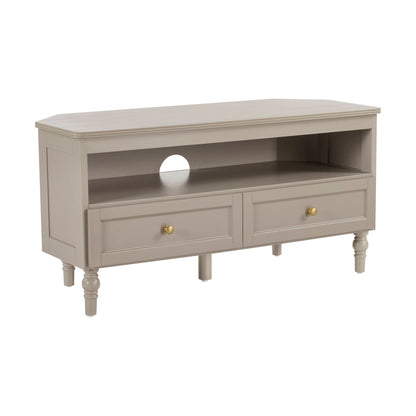 Ruby Corner TV Unit - Taupe - DUSK