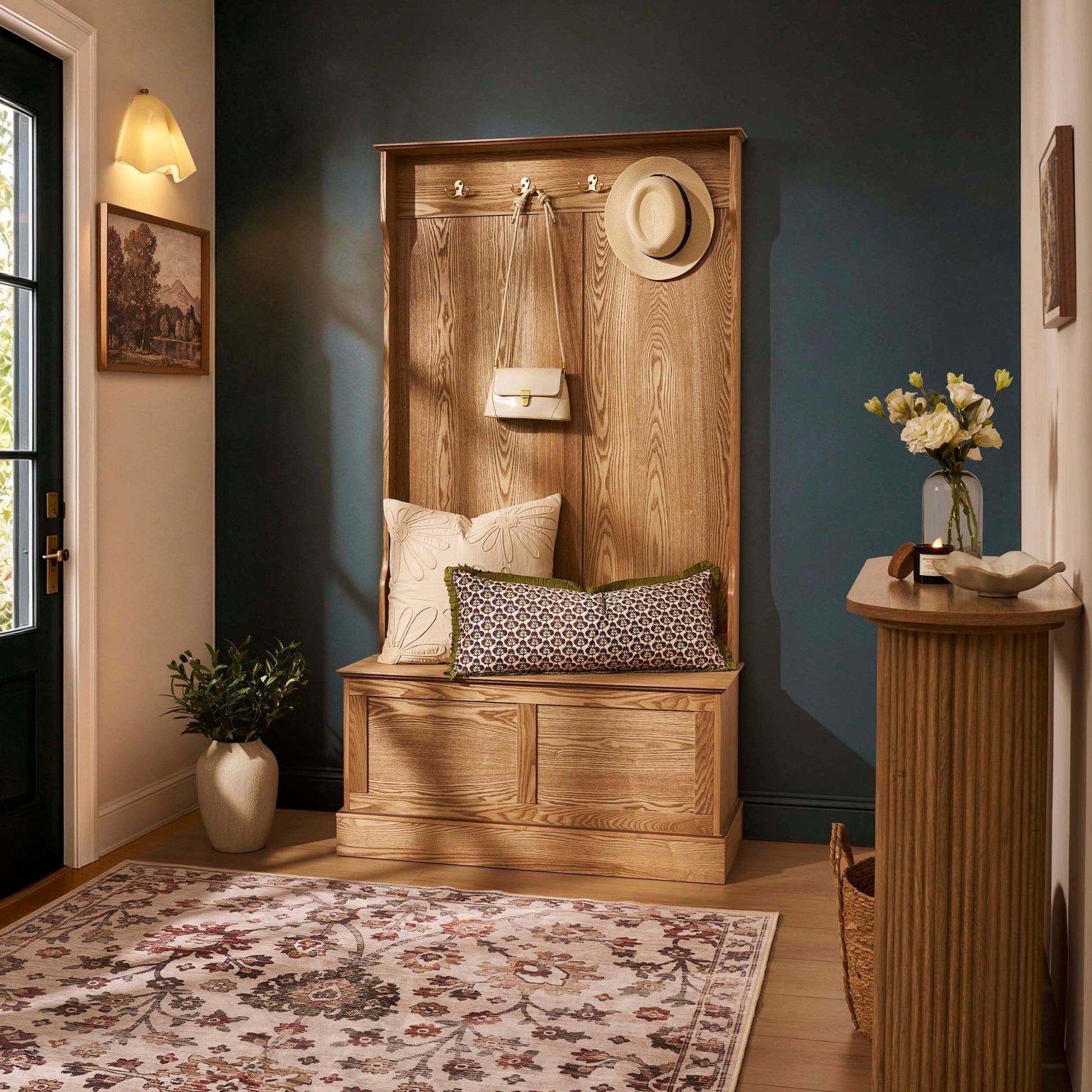 Ruby Entry Way Cabinet - Light Wood - DUSK