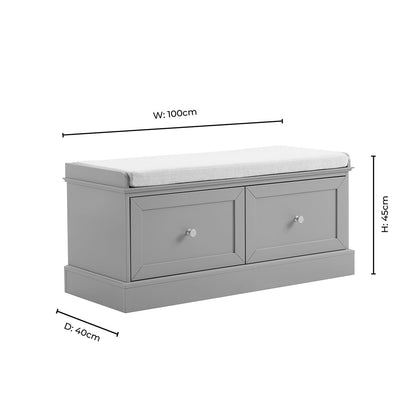 Ruby Seated Storage - Taupe - DUSK