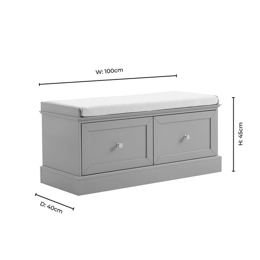 Ruby Seated Storage - Taupe - DUSK