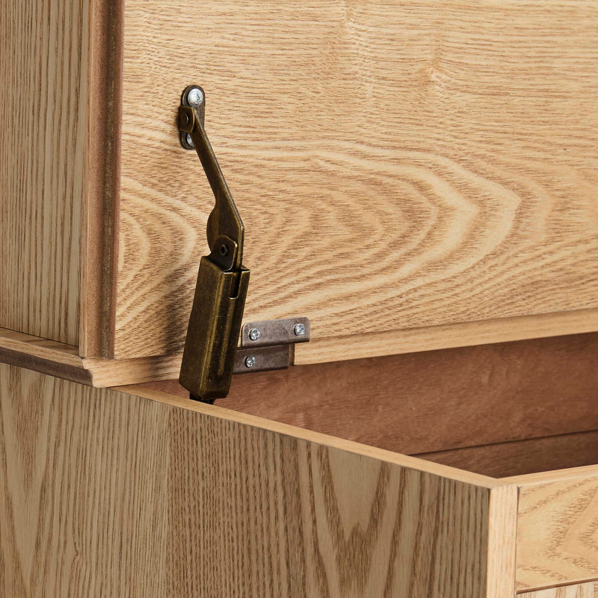 Ruby Space Saving Entry Way Cabinet - Light Wood - DUSK