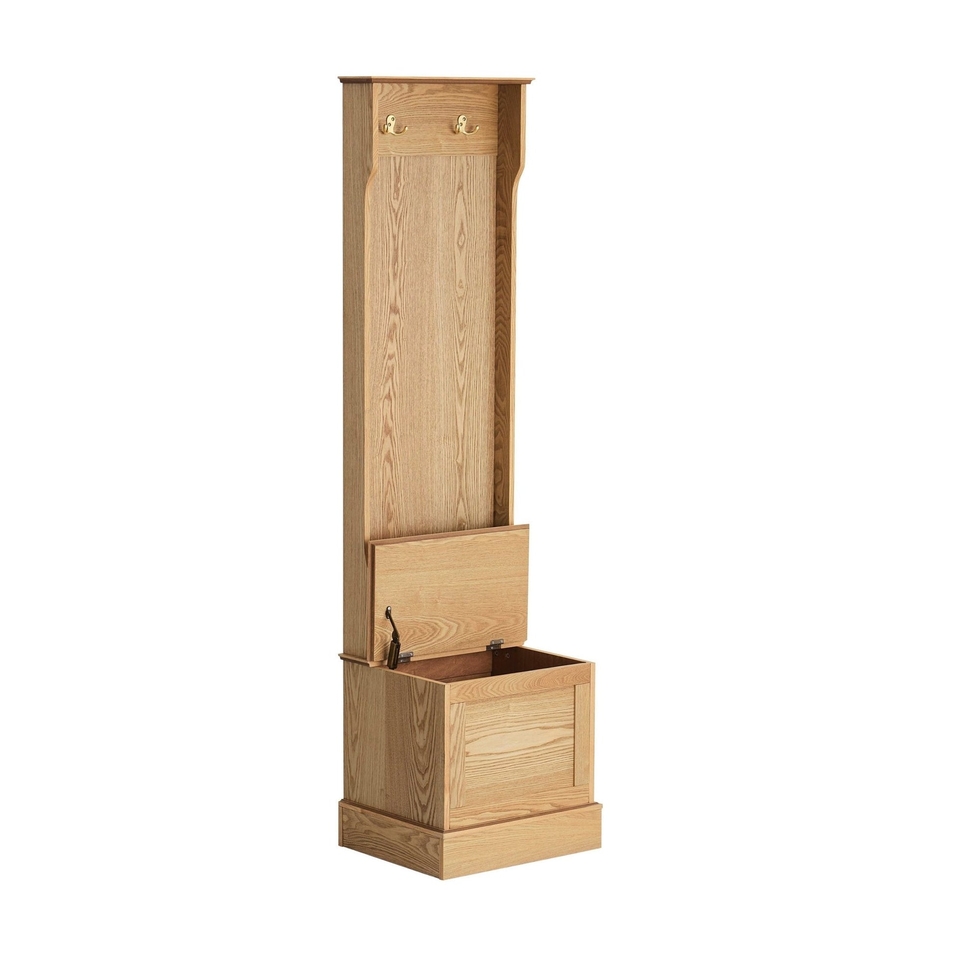 Ruby Space Saving Entry Way Cabinet - Light Wood - DUSK