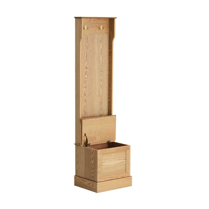 Ruby Space Saving Entry Way Cabinet - Light Wood - DUSK
