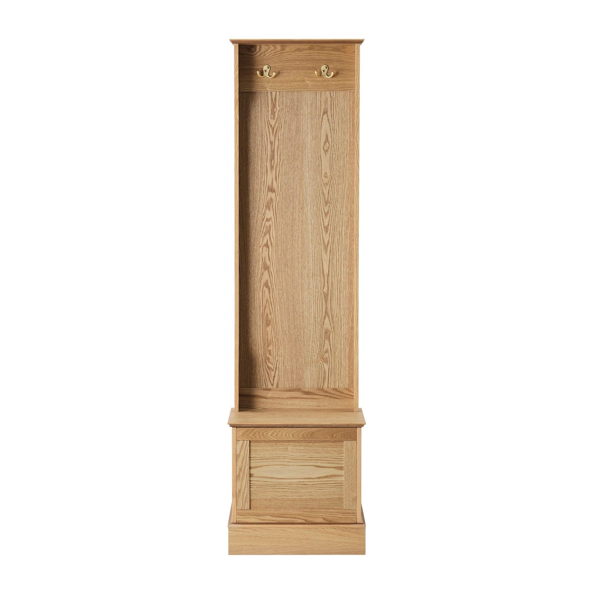 Ruby Space Saving Entry Way Cabinet - Light Wood - DUSK