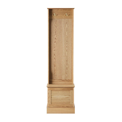 Ruby Space Saving Entry Way Cabinet - Light Wood - DUSK