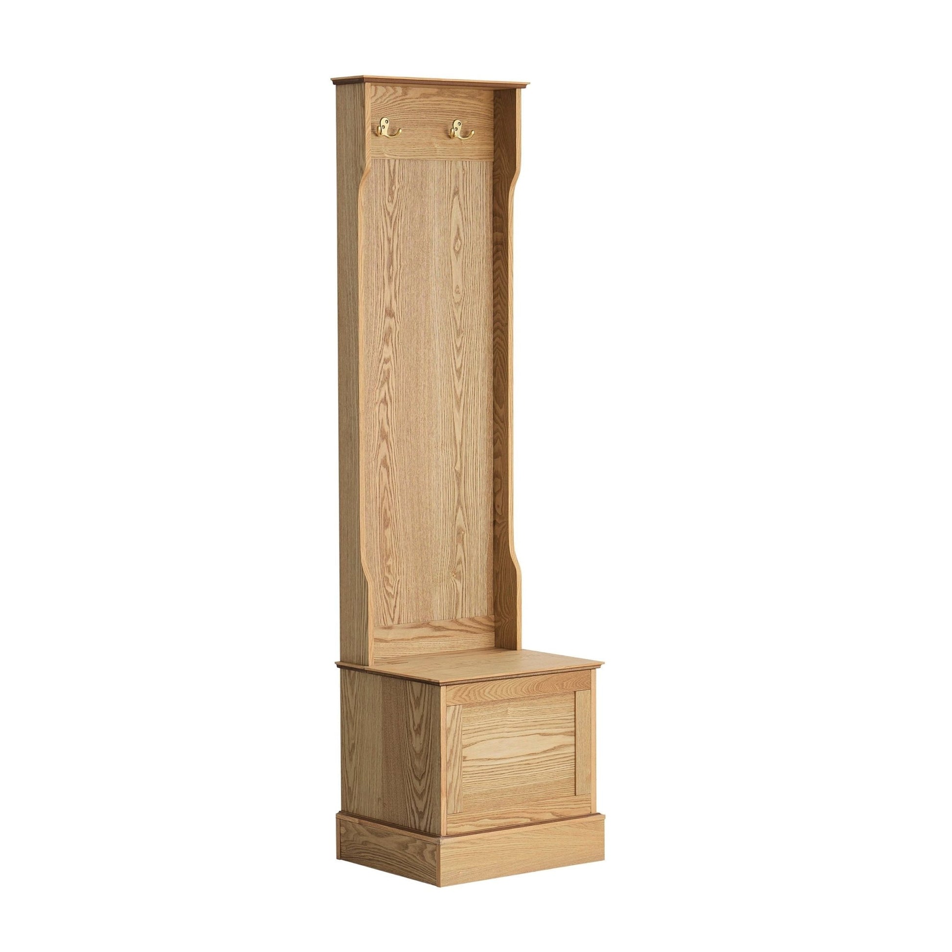 Ruby Space Saving Entry Way Cabinet - Light Wood - DUSK