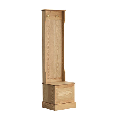 Ruby Space Saving Entry Way Cabinet - Light Wood - DUSK