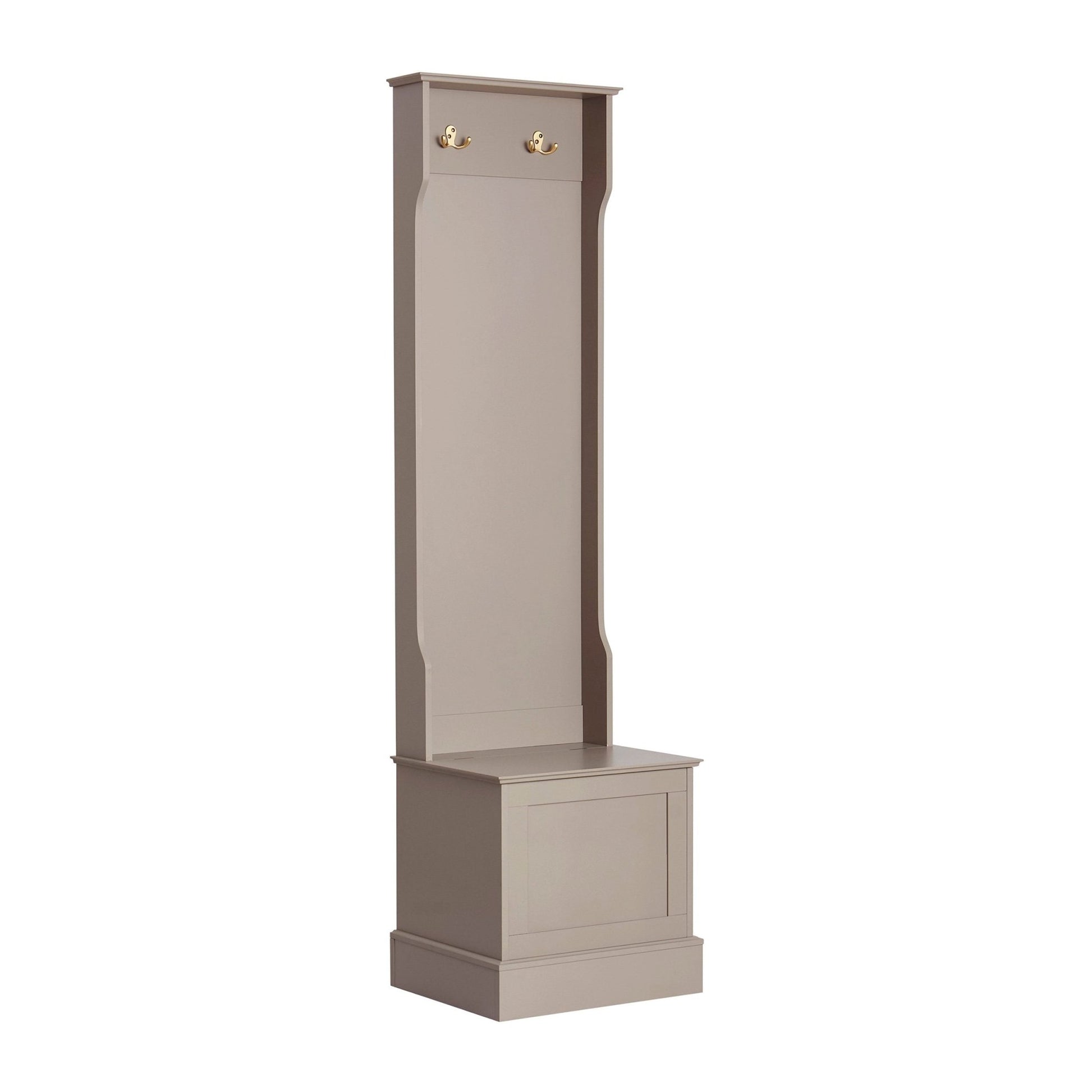 Ruby Space Saving Entry Way Cabinet - Taupe - DUSK