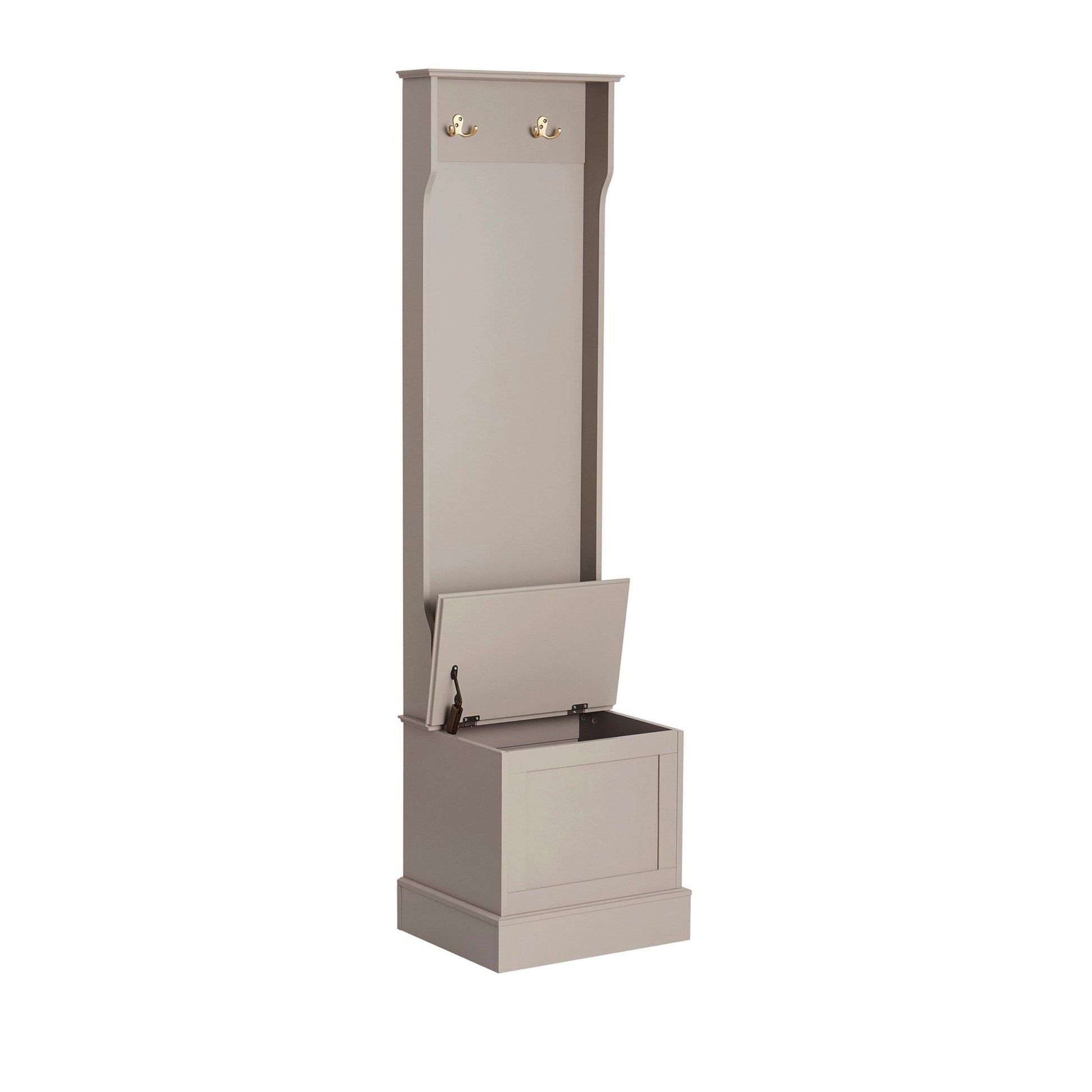 Ruby Space Saving Entry Way Cabinet - Taupe - DUSK