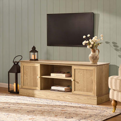 Ruby TV Unit for TVs up to 60" - Light Wood - DUSK