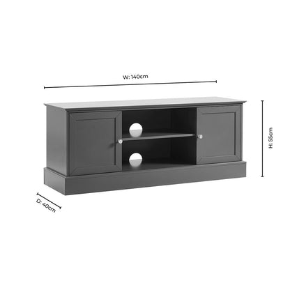 Ruby TV Unit for TVs up to 60" - Teal - DUSK