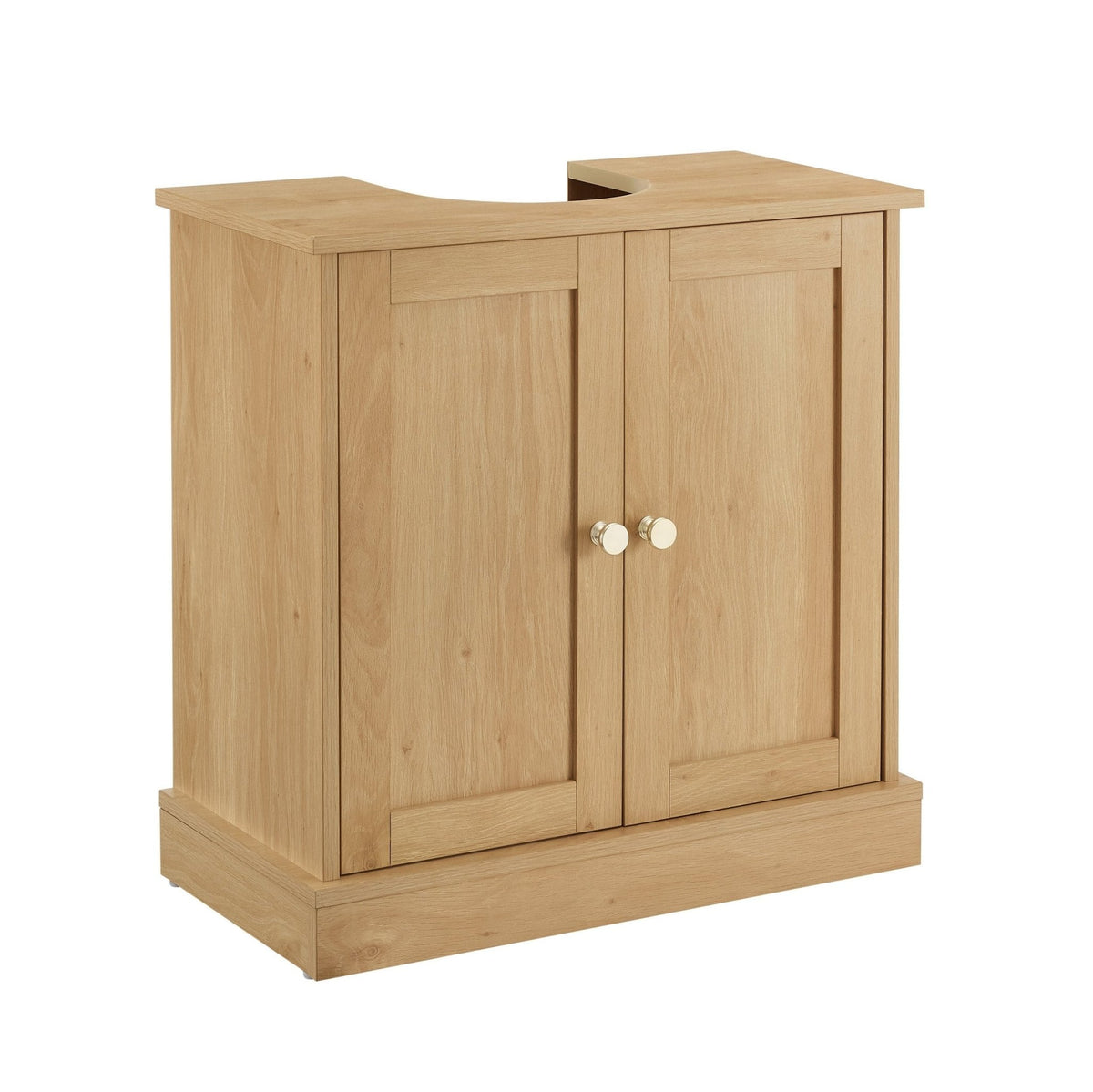 Ruby Under Sink Bathroom Cabinet - Light Wood - DUSK